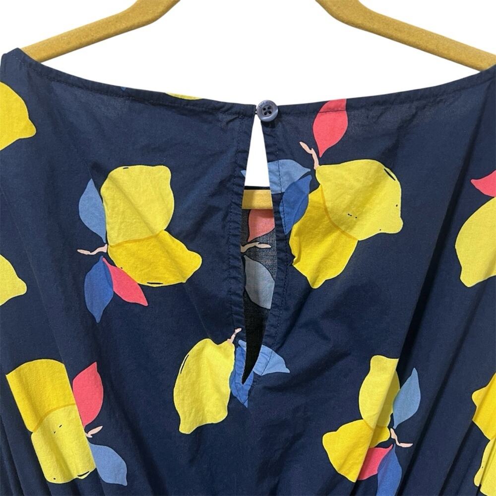 Kate Spade Lemon Zest Blaire Dress 10 Navy Fit & Flare - Picture 5 of 6